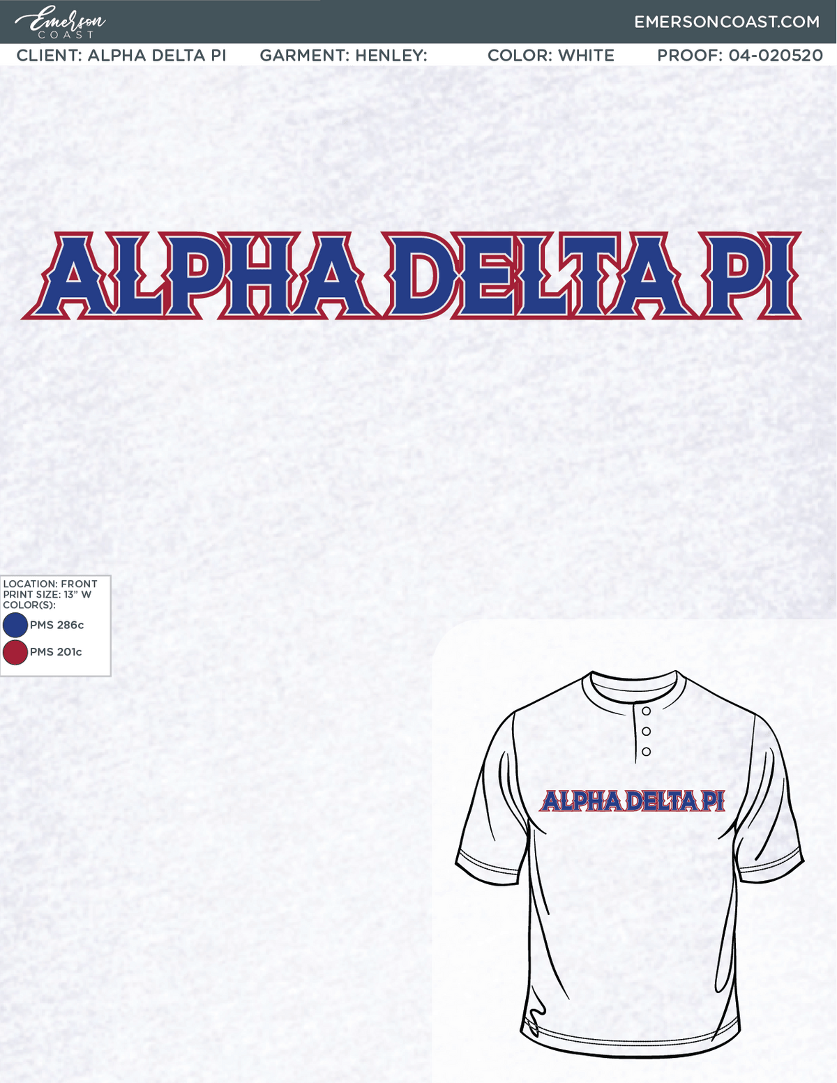 04-020520 Alpha Delta Pi University of South Carolina Colorful Henley 2020 -01