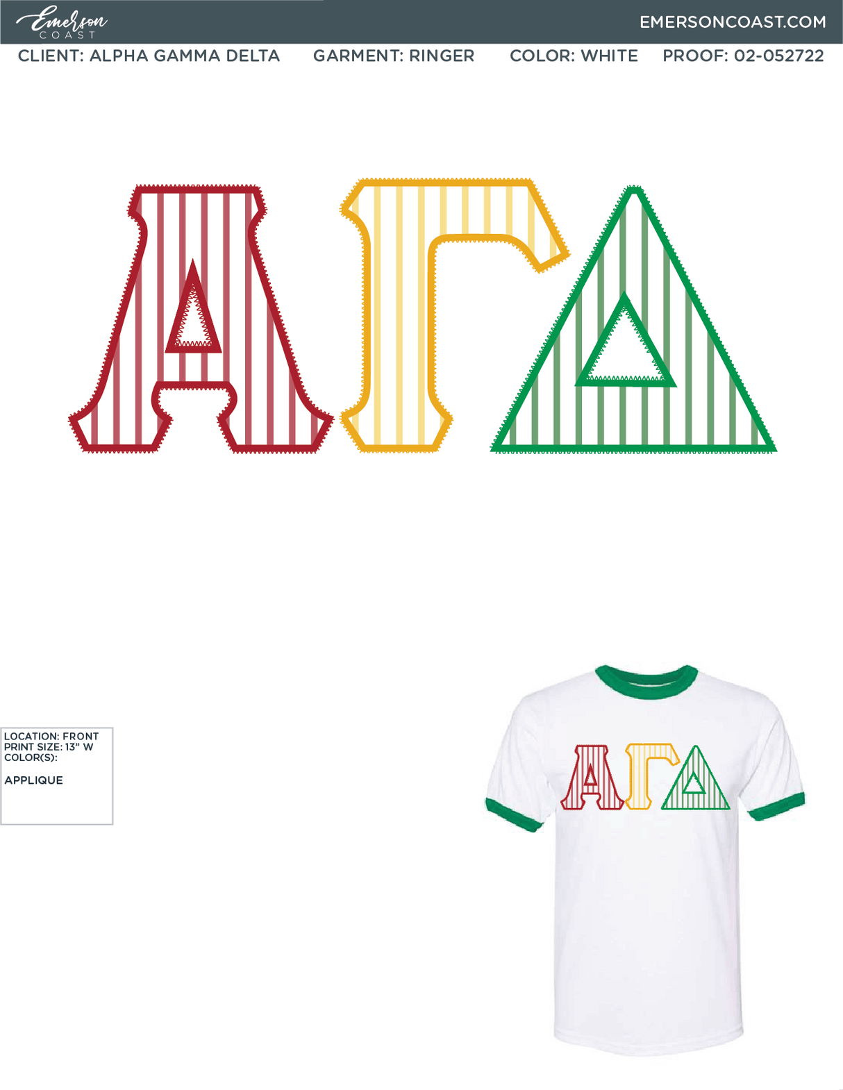 02-052722 Alpha Gamma Delta Florida State University Stitched Jerseys 2021-02