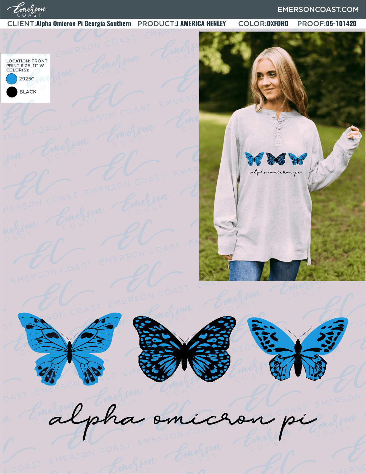 05-101420 Alpha Omicron Pi Georgia Southern University Henley 2020-01
