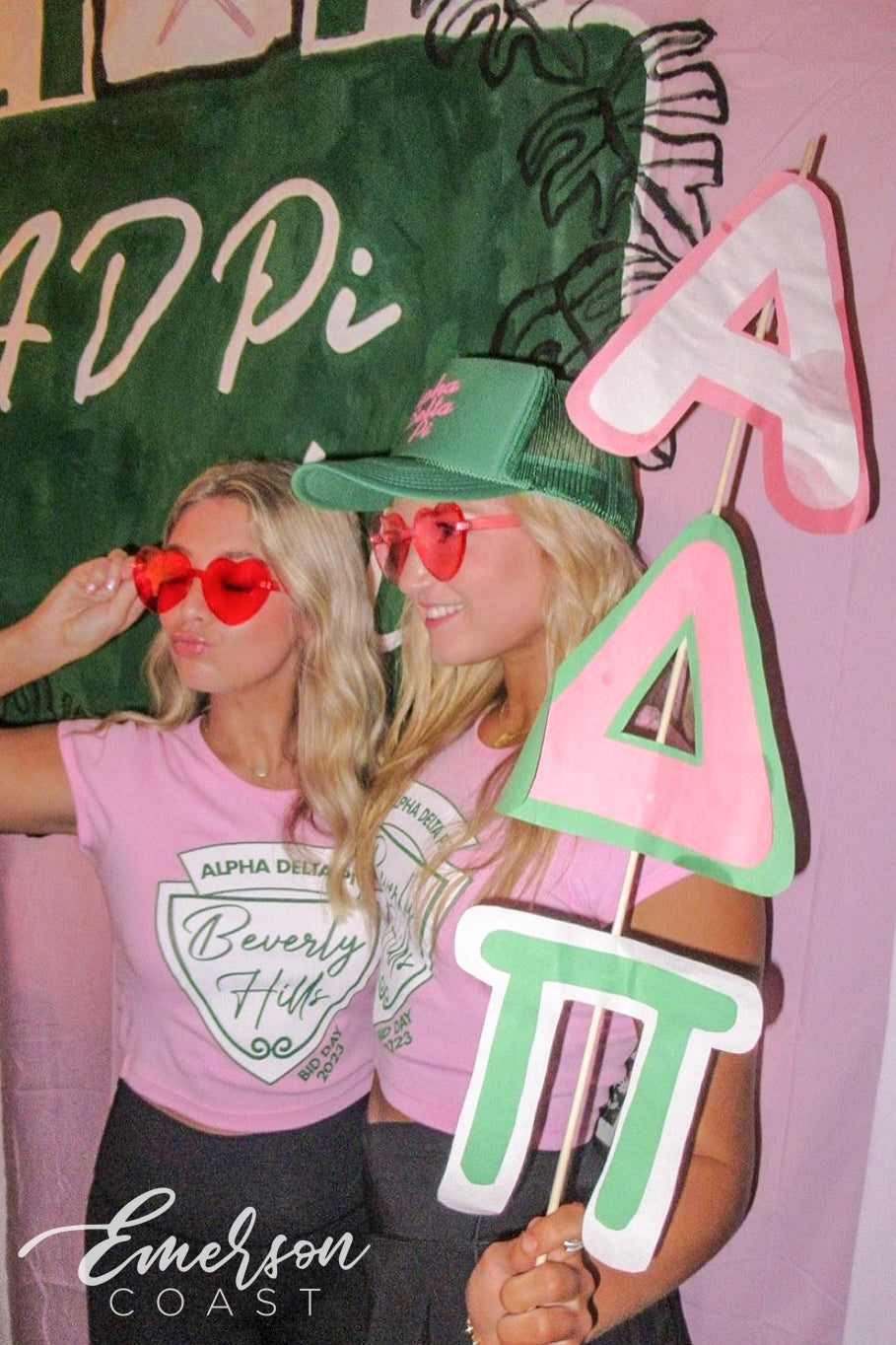 Alpha Delta Pi Beverly Hills Bid Day Baby Tee