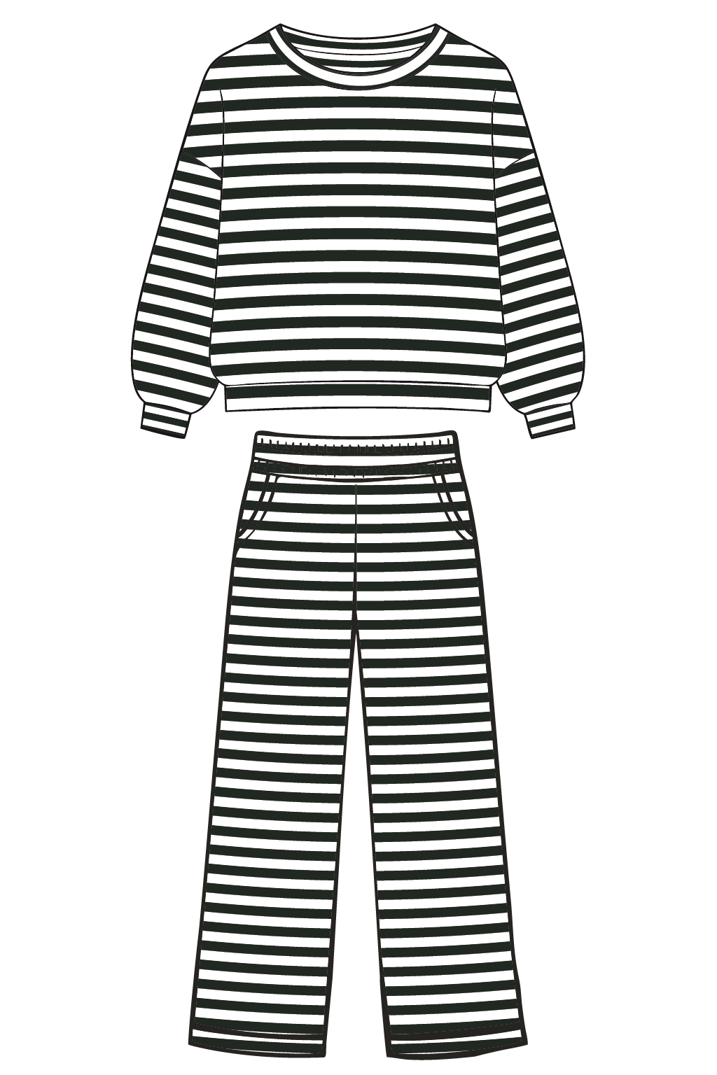 Black Striped
