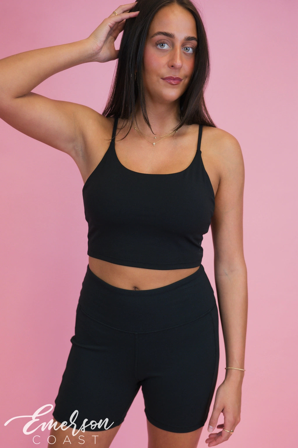 TriDri Womens Luxe Sports Bra and Biker Shorts