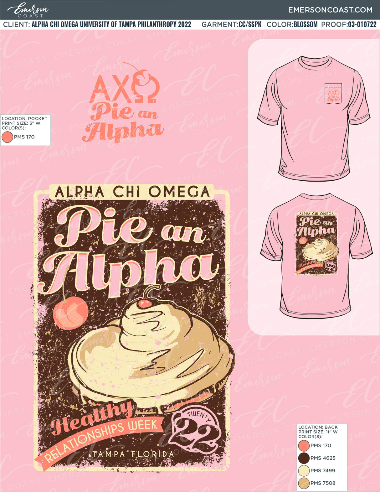03-010722 Alpha Chi Omega University of Tampa Philanthropy 2022