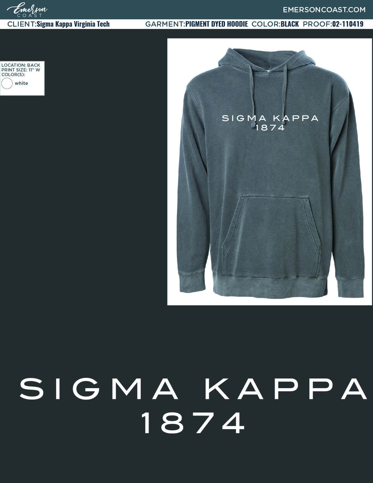 02-110419 Sigma Kappa Virginia Tech Hoodies 2019 -01