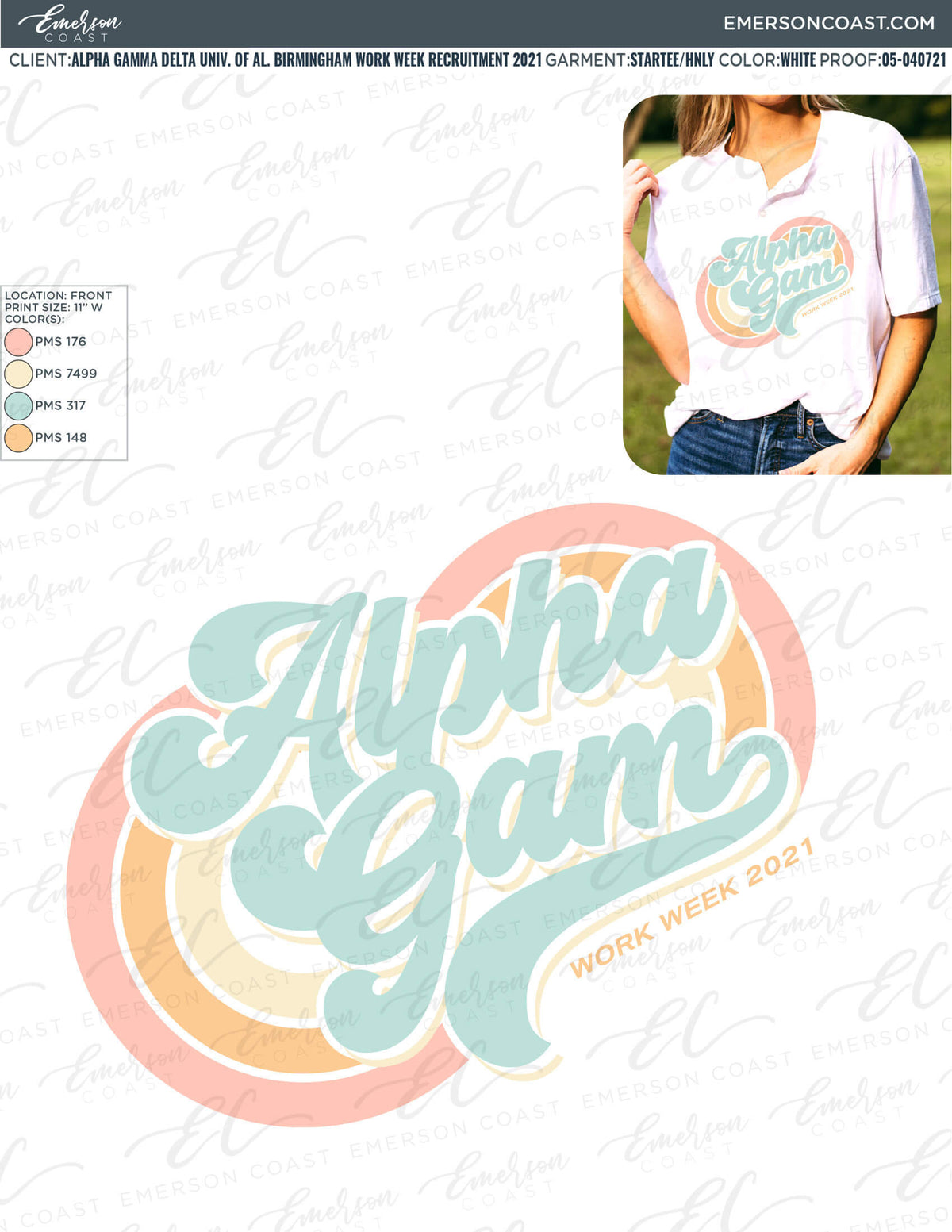 05-040721 Alpha Gamma Delta University of Alabama at Birmingham Work Week Recruitment 2021