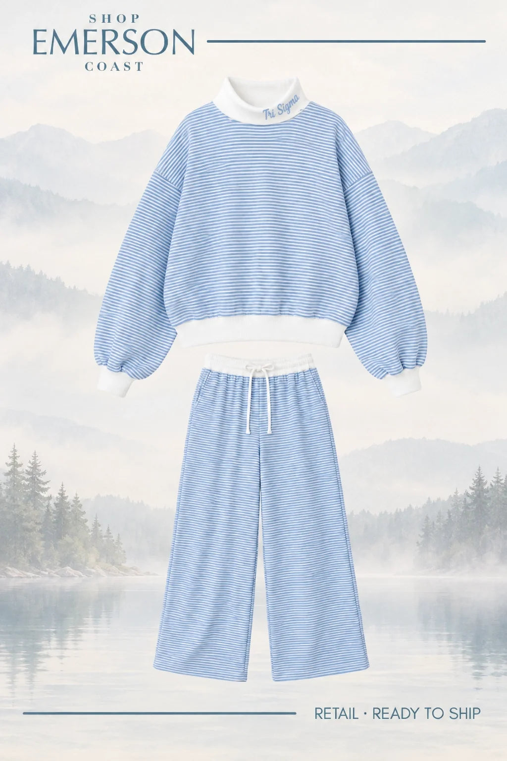 Sigma Sigma Sigma Blue Boathouse Set