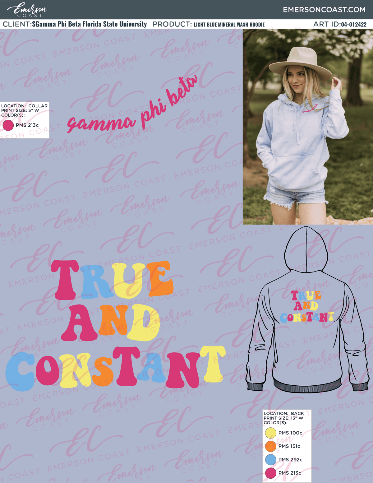 04-012422 Gamma Phi Beta Florida State University Hoodie 2022-01