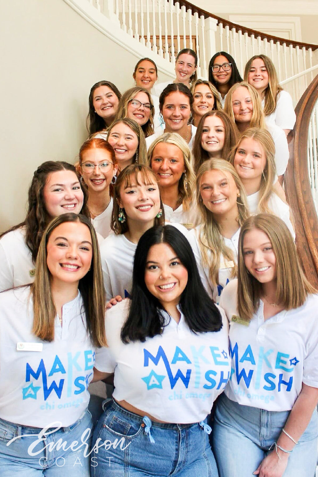 Chi Omega University of South Alabama Recruitment Make A Wish Henley