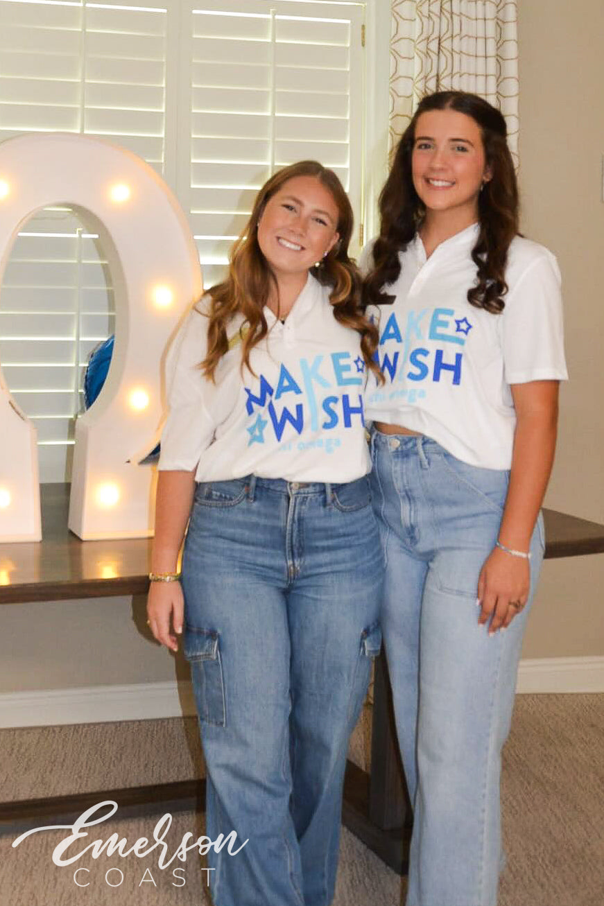 Chi Omega University of South Alabama Recruitment Make A Wish Henley