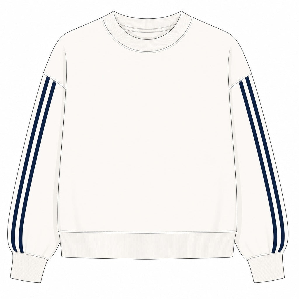 Chicka-d Striped Mockneck