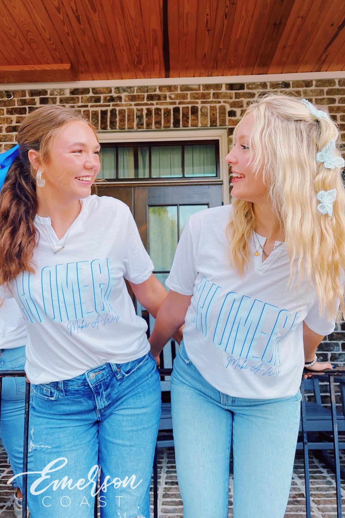 Chi Omega Make A Wish Notch Tee
