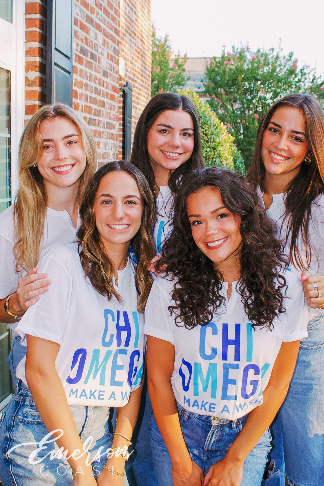 Chi Omega Make A Wish Philanthropy Notch Tee