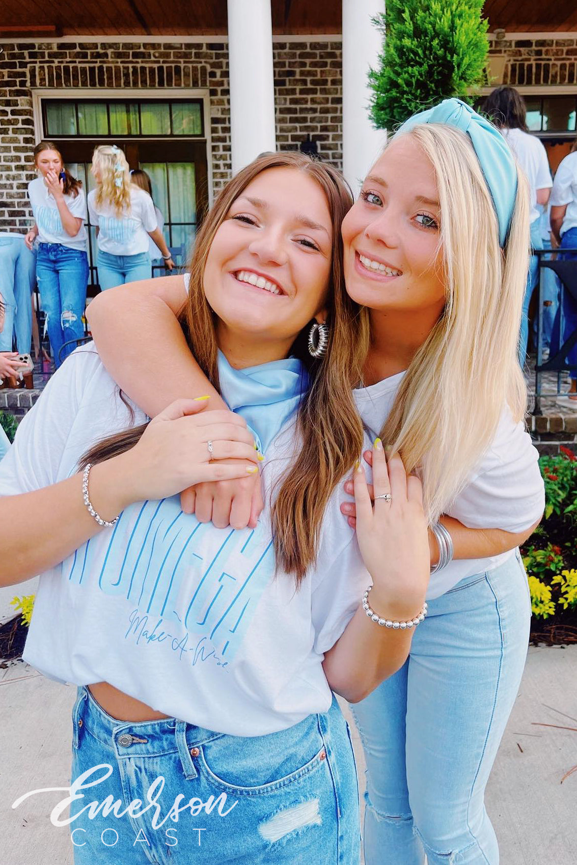 Chi Omega Make A Wish Notch Tee