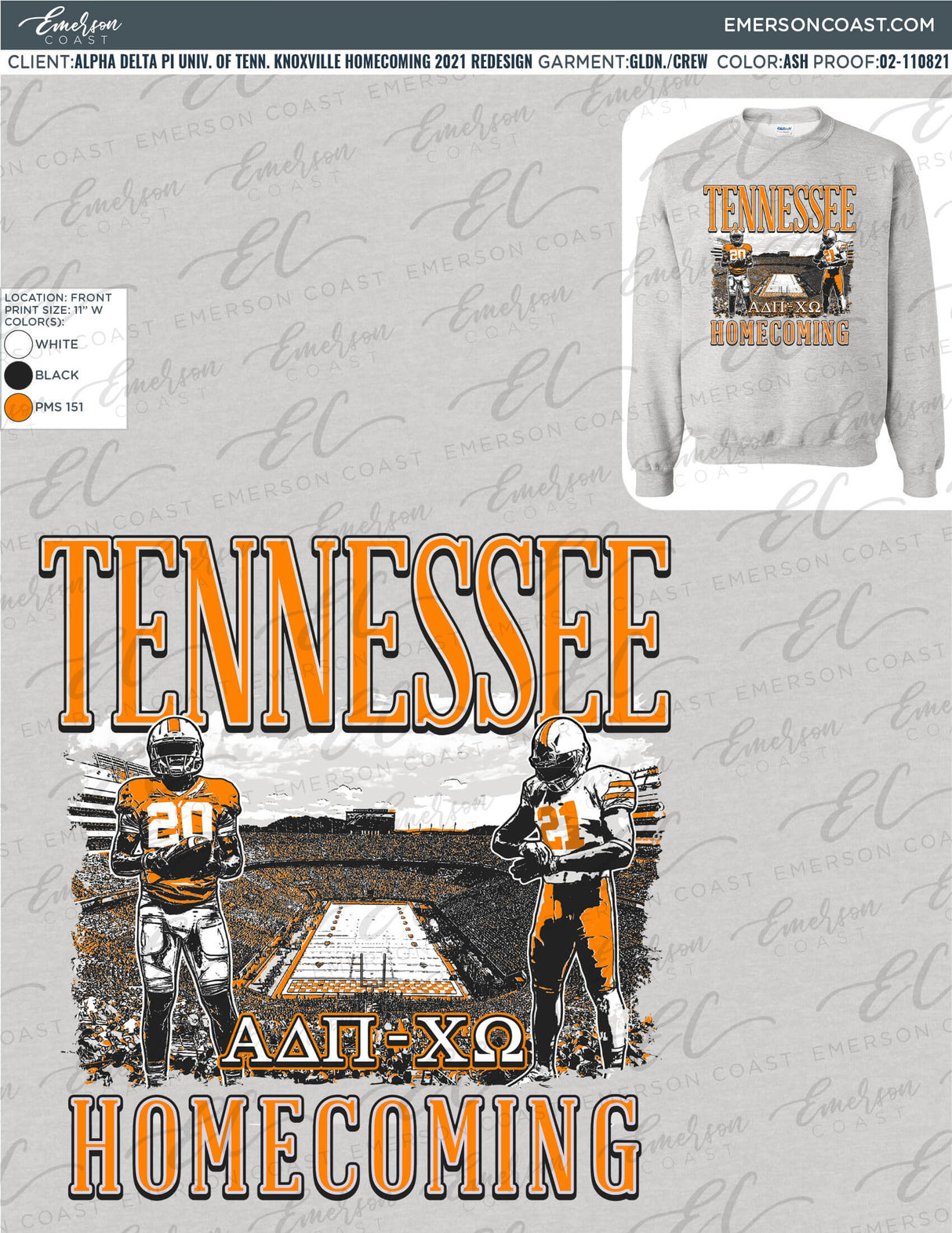 02-110821 Alpha Delta Pi University of Tennessee Knoxville Homecoming 2021