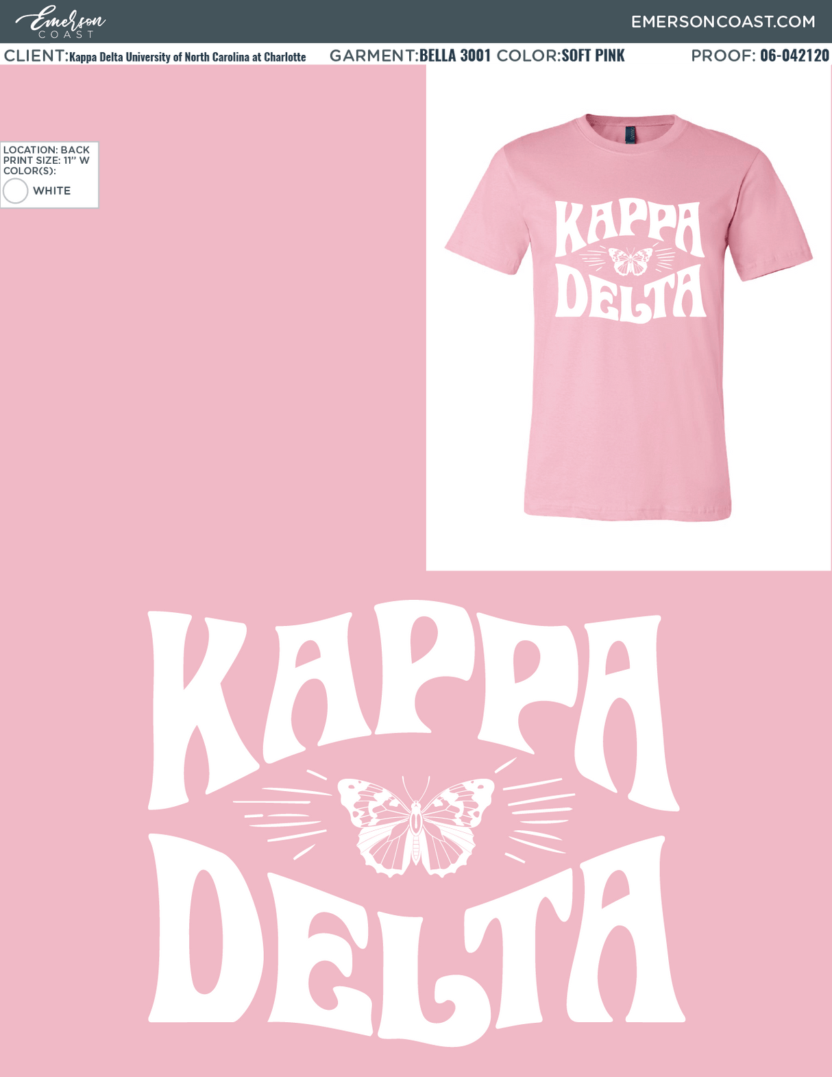 06-042120 Kappa Delta University of North Carolina at Charlotte Butterfly 2020-01