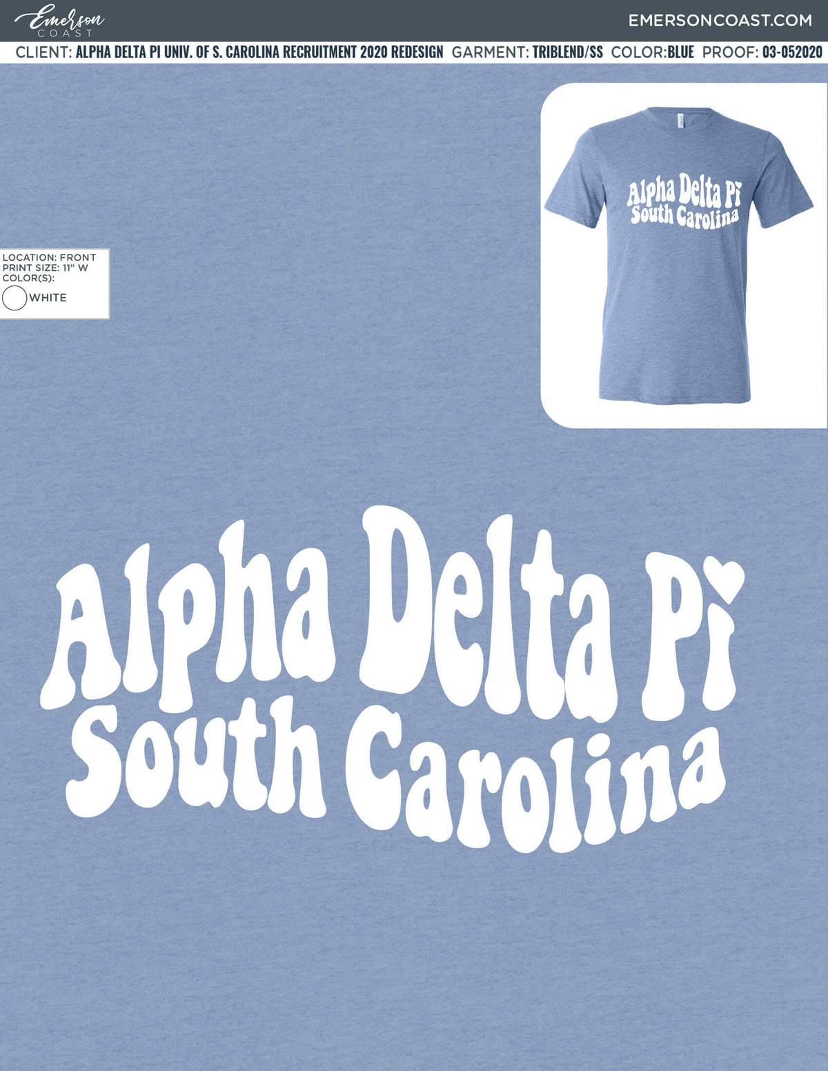 03-052020 Alpha Delta Pi University of South Carolina Recruitment 2020 2