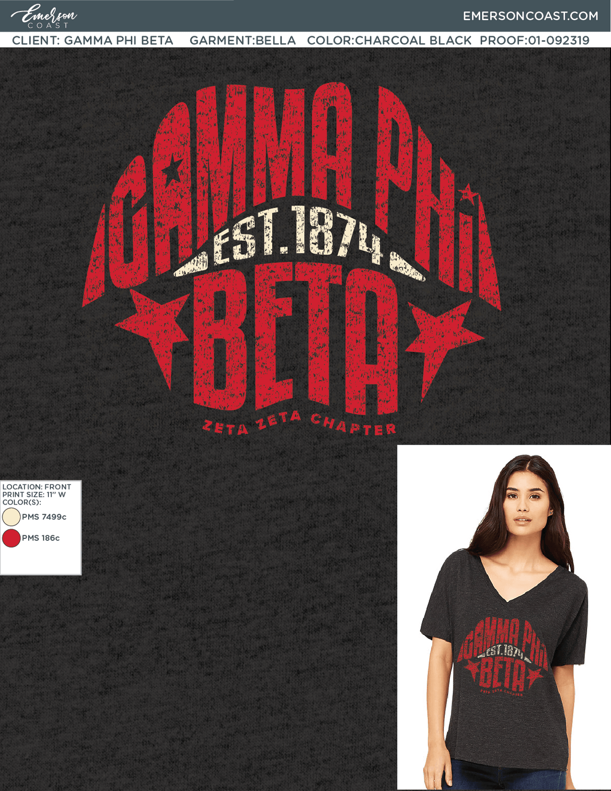 01-092319 Gamma Phi Beta Coastal Carolina University Bold 2019-01