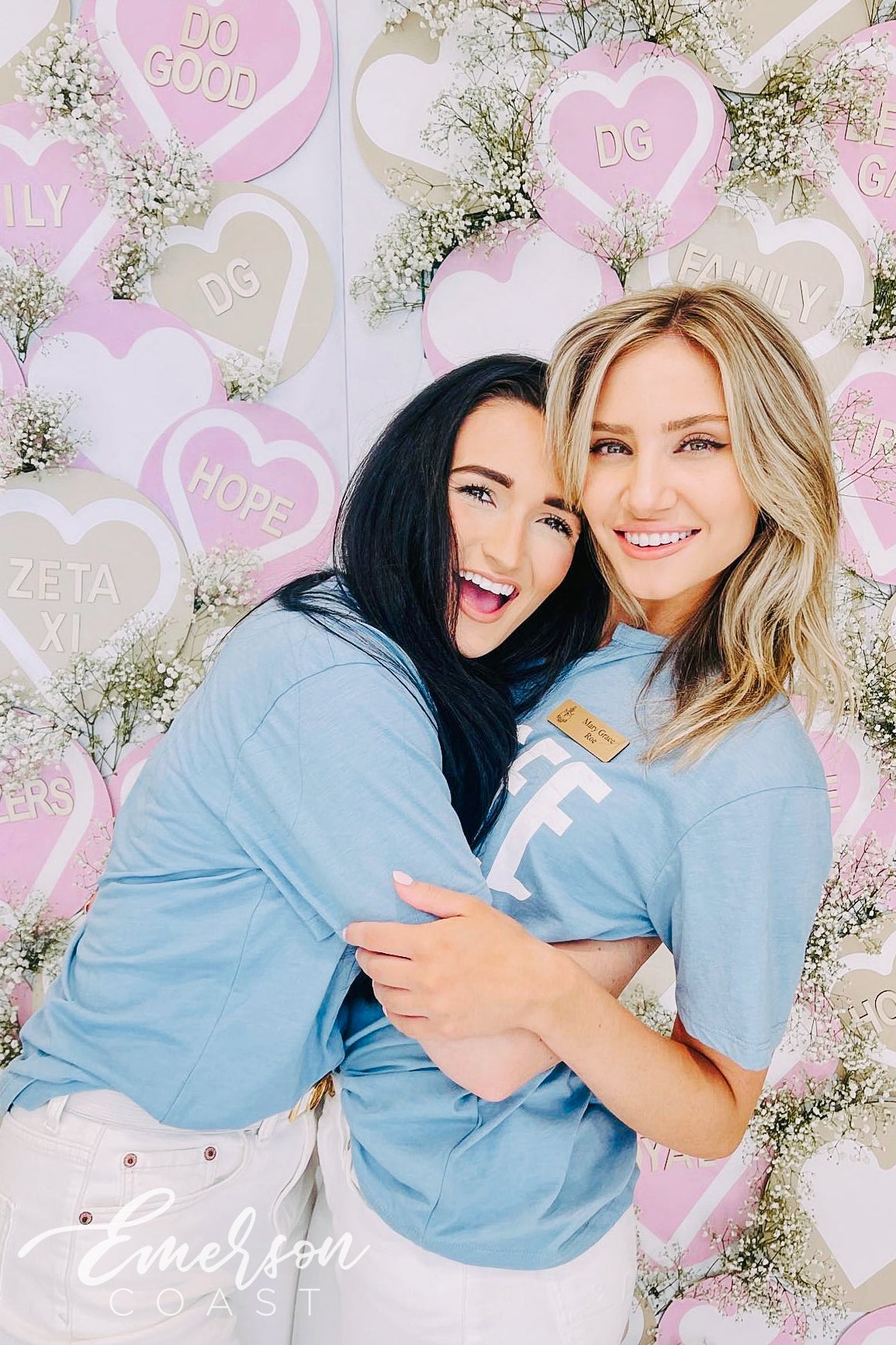 Dee Gee Light Blue Recruitment Notch Tee