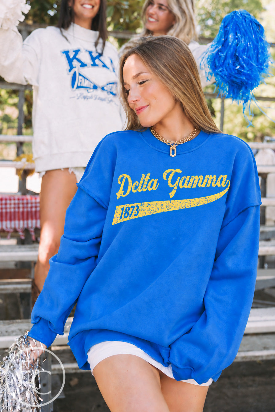 Delta Gamma Blue Mockneck