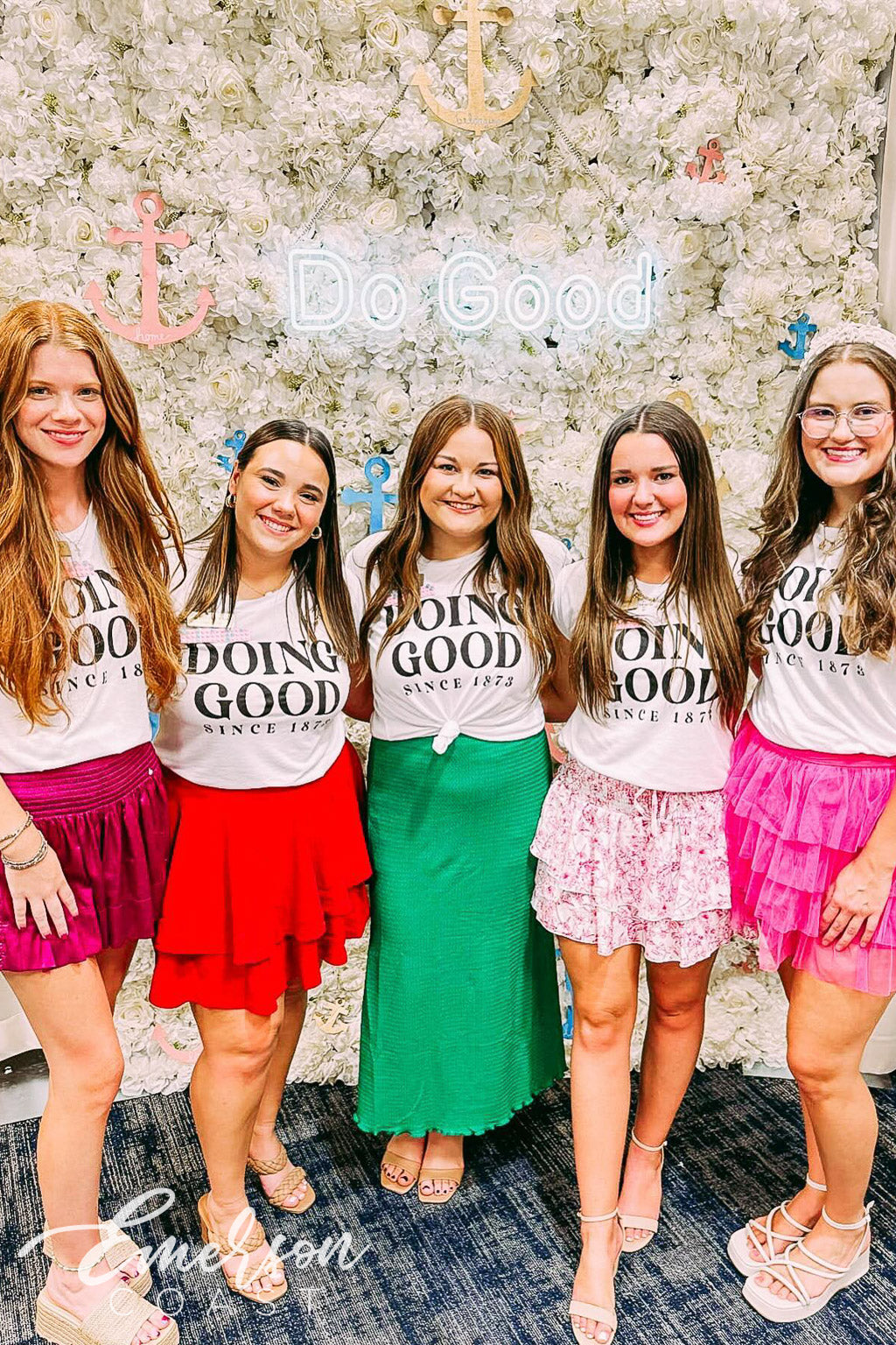 Delta Gamma University of Arkansas at Fort Smith Do Good Rolled Cuff Tee