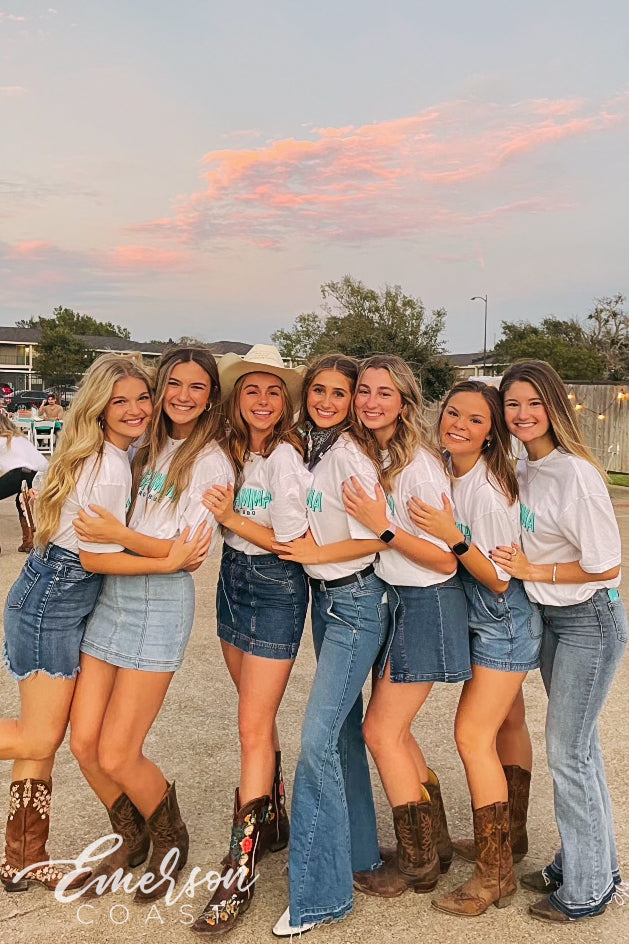 Delta Gamma White Backyard BBQ T-shirt