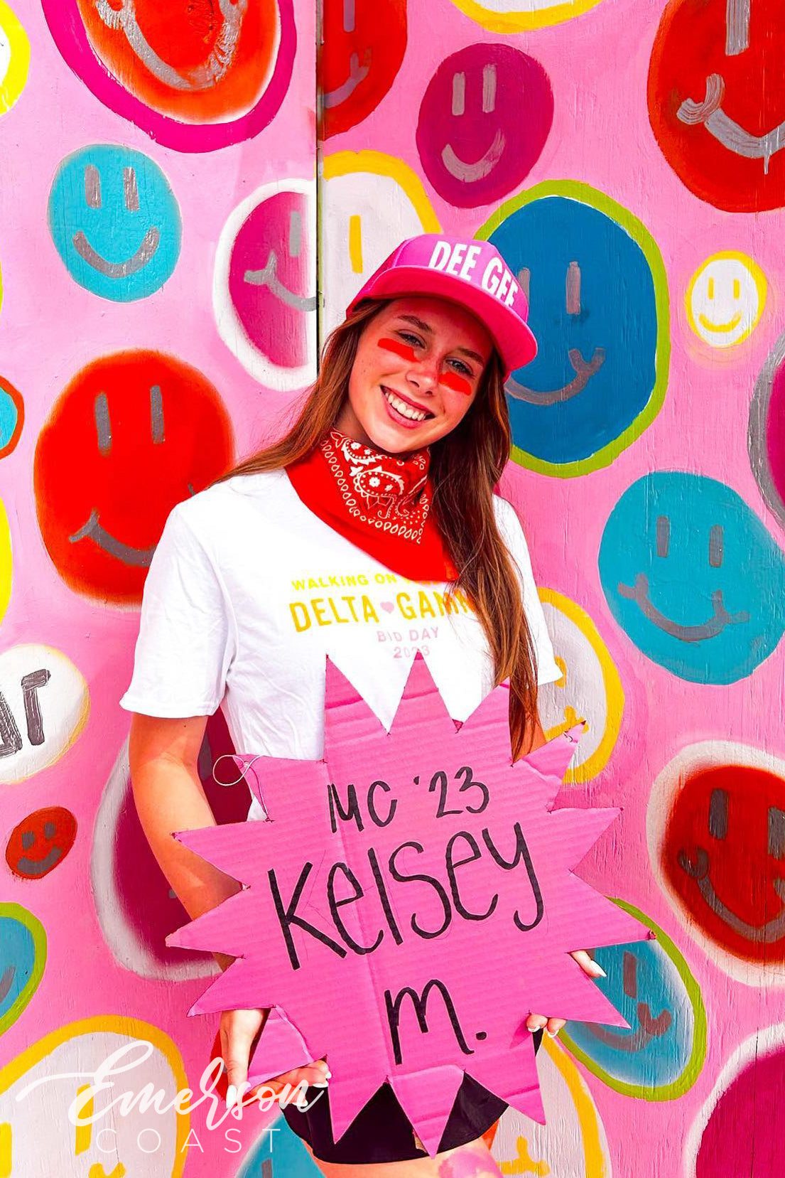 Delta Gamma Walking On Sunshine Bid Day Tee