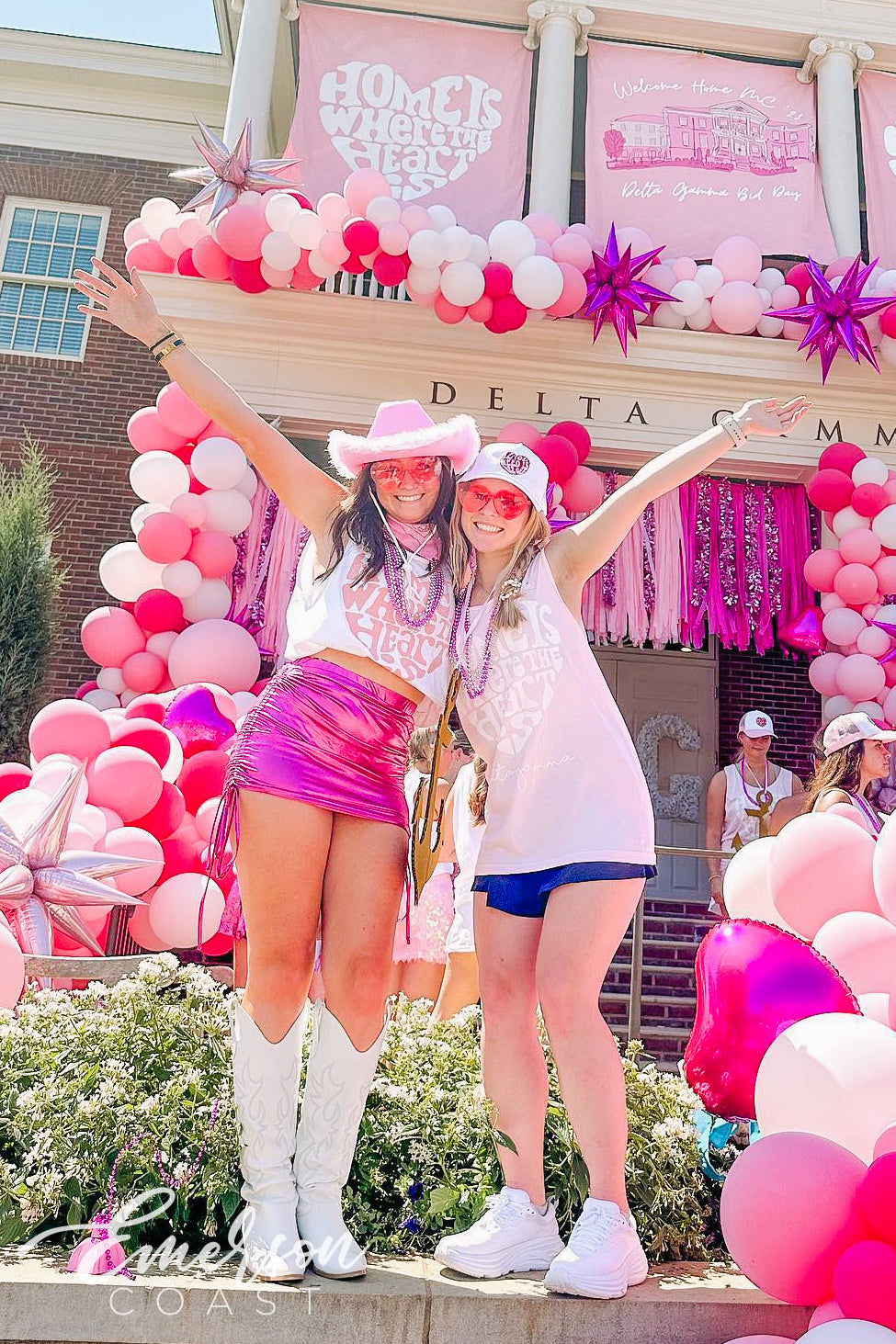 Delta Gamma Home is Where the Heart Is Bid Day Tank
