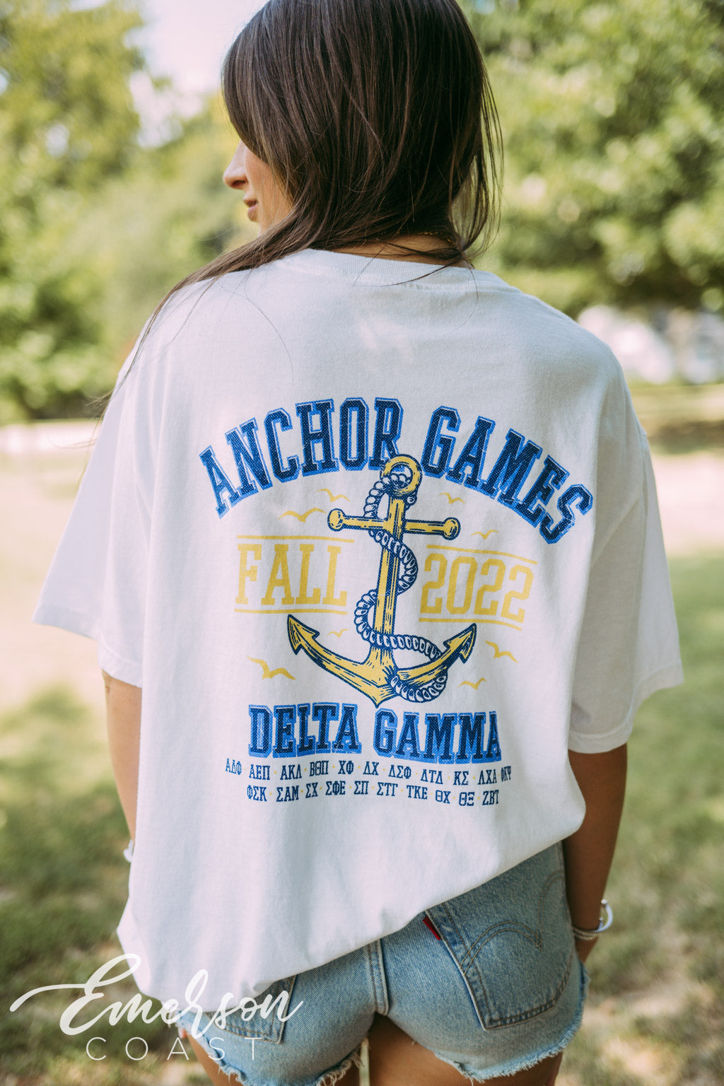 Delta Gamma Anchor Games Tshirt