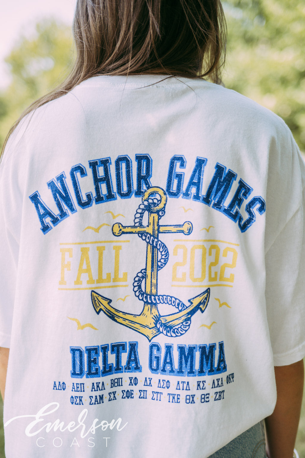 Delta Gamma Anchor Games Tshirt