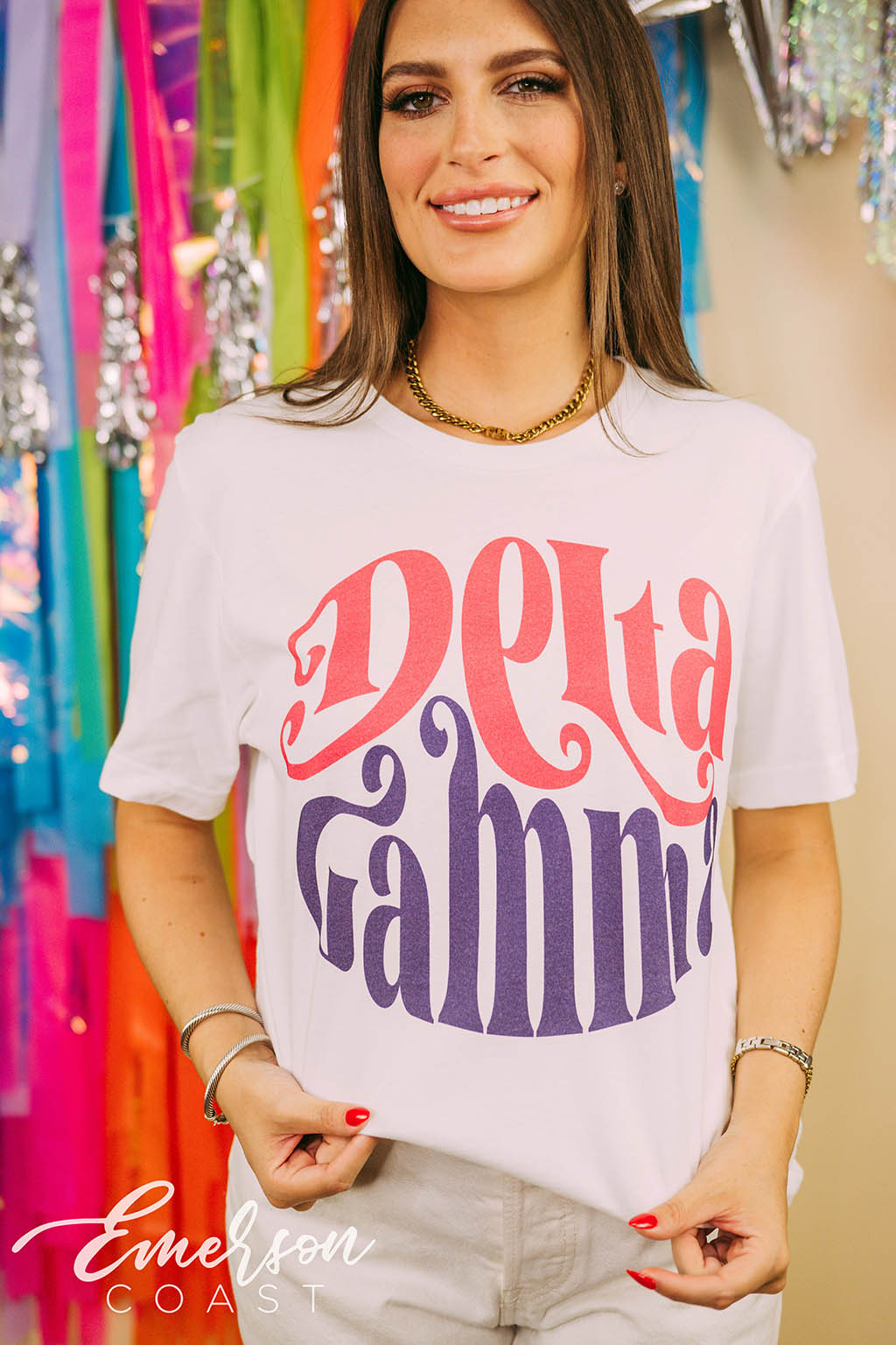 DG Curvy Font Tee