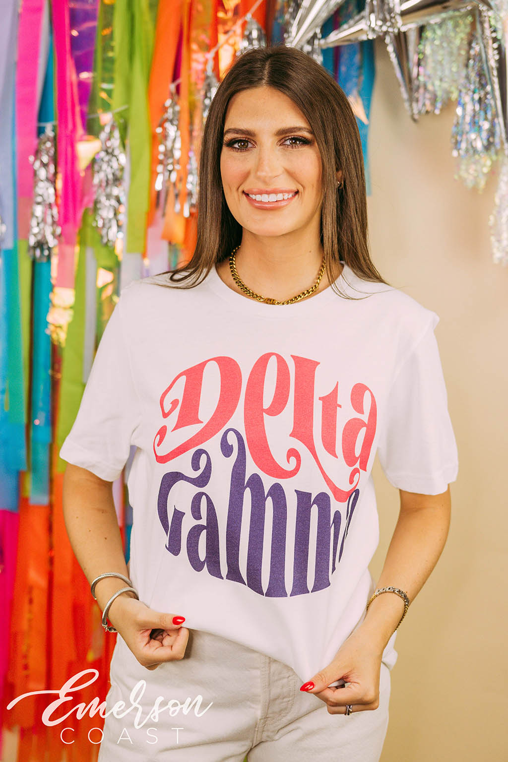 DG Curvy Font Tee