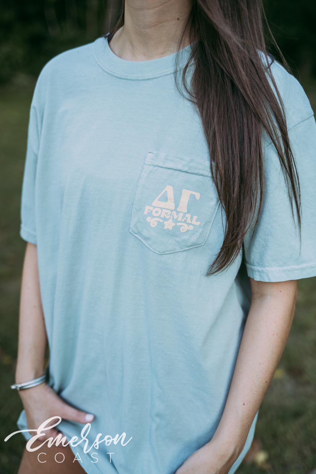 DG Floral Formal Pocket Tee