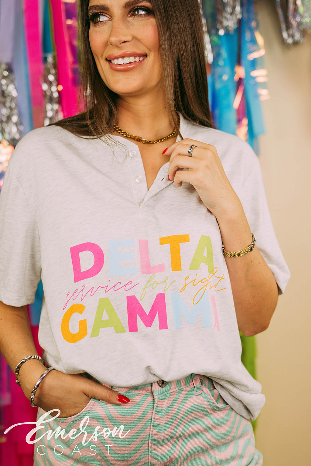 DG Service for Sight Colorful Henley