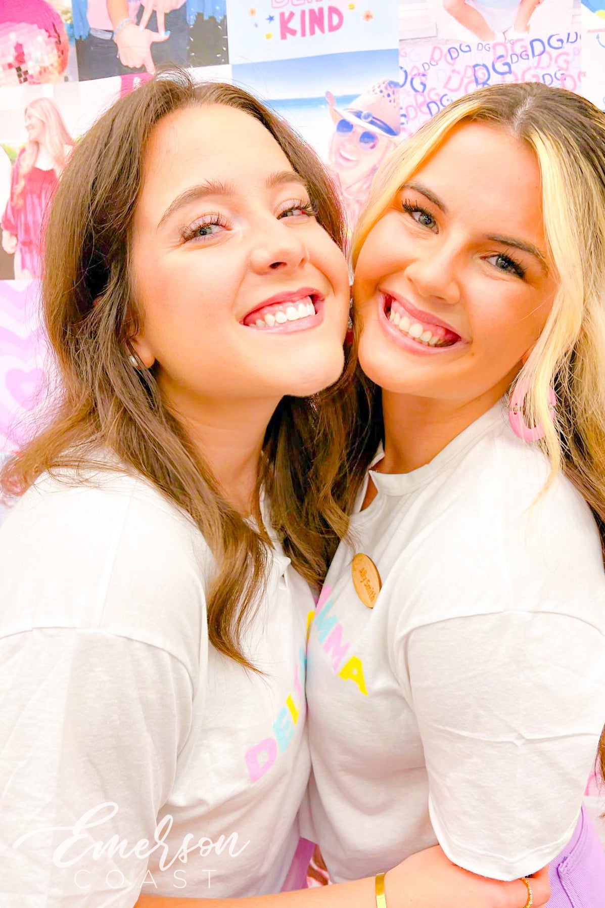 Delta Gamma Pastel Sisterhood Notch Tee