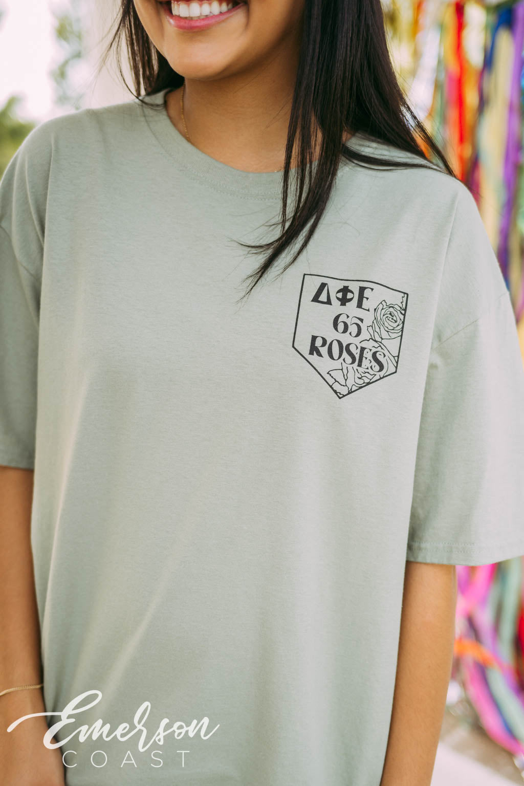 Delta Phi Epsilon 65 Roses Tshirt