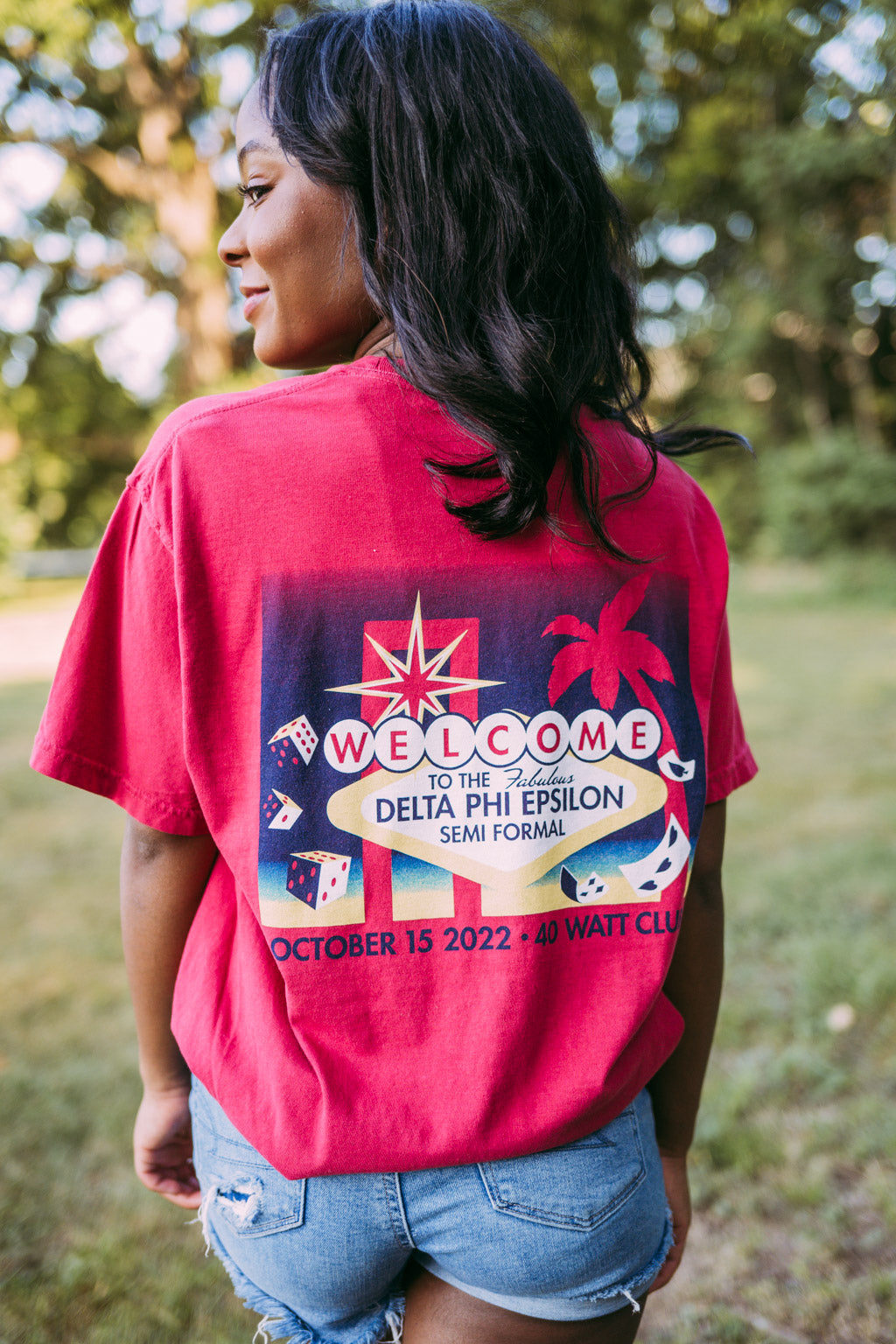 Delta Phi Epsilon Vegas Semi Formal Tshirt