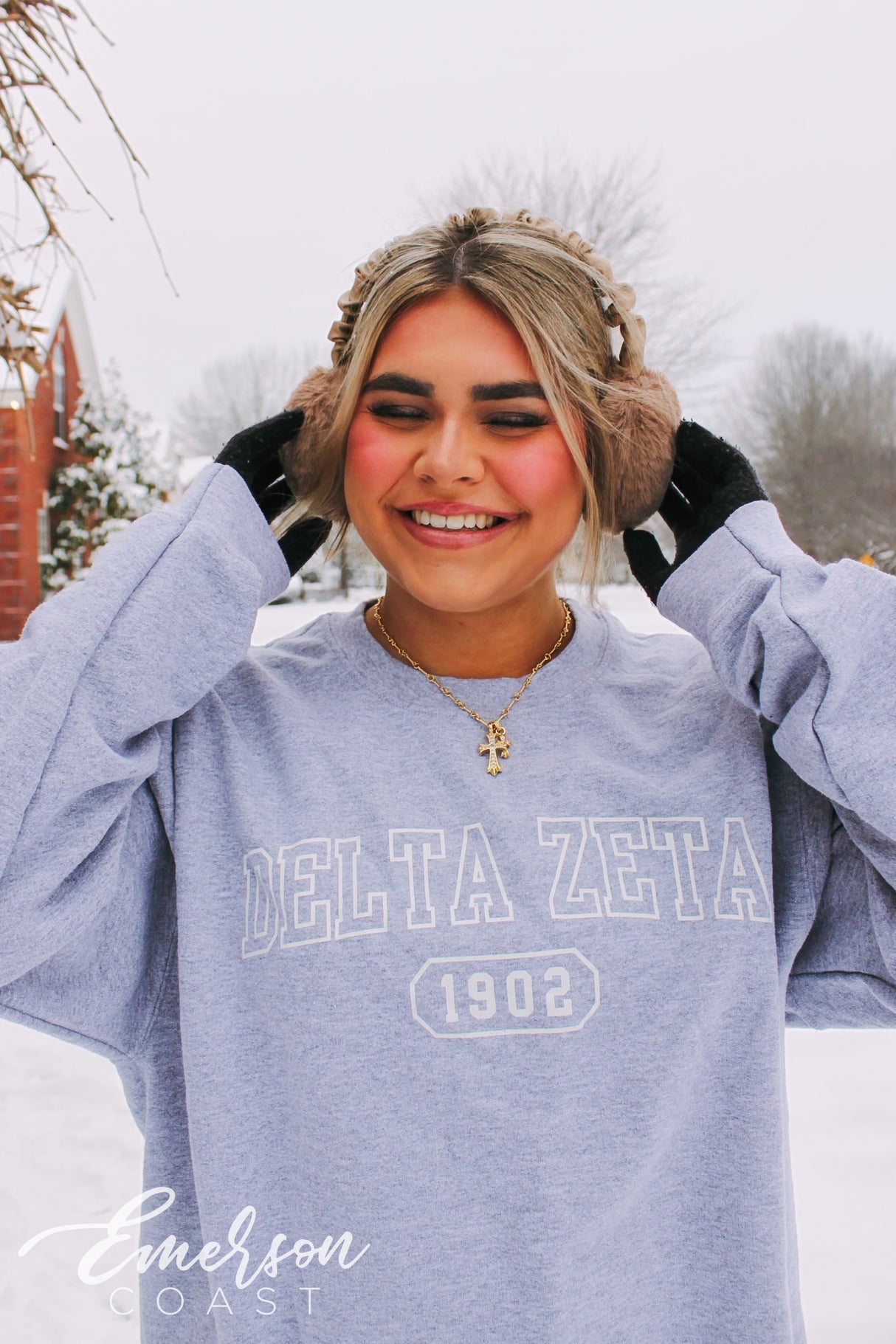Delta Zeta Athletics Oversized Crew