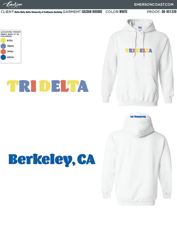 06-051220 Delta Delta Delta University of California Berkeley Hoodies 2020-01