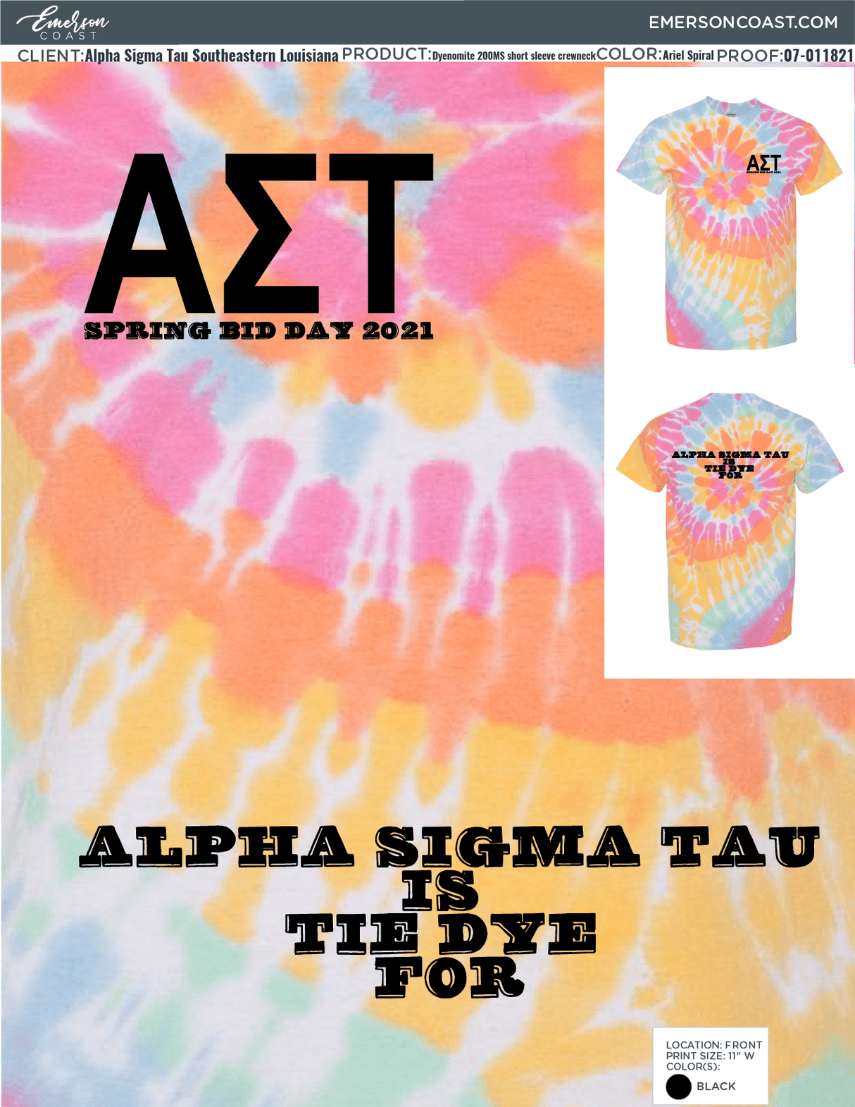 07-011821 Alpha Sigma Tau Southeastern Louisiana University Bid day 2021-01