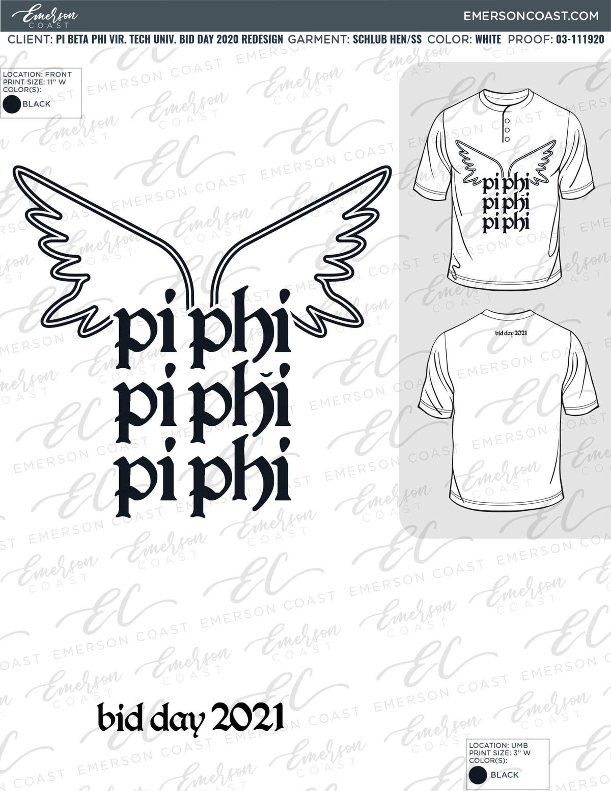 03-111920 Pi Beta Phi Virginia Tech University Bid day 2020 2