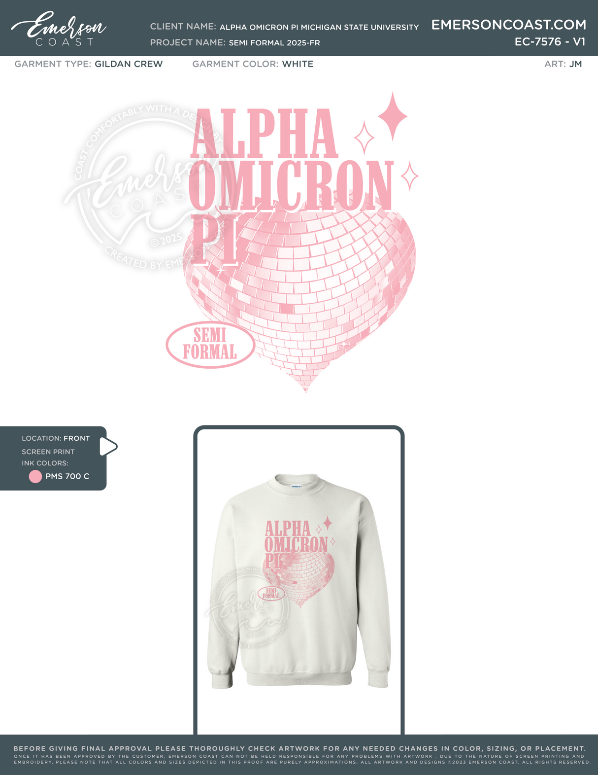 EC-7576 Alpha Omicron Pi Michigan State University Semi Formal 2025-FR