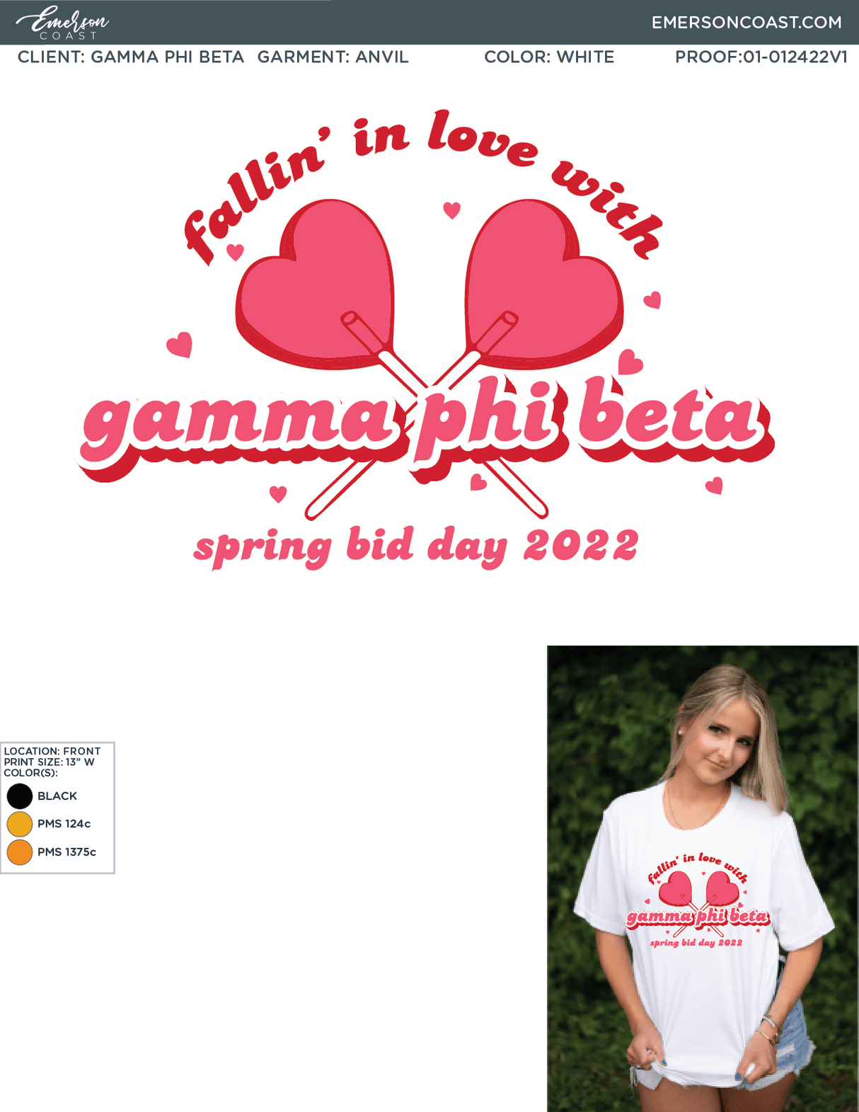 01-012422 Gamma Phi Beta University of Central Florida Bid Day 2022-01