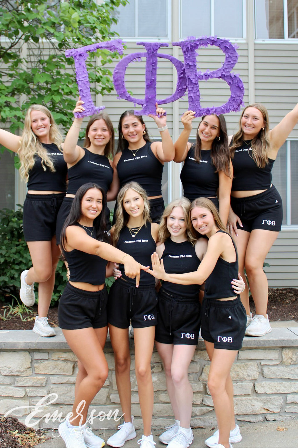 Gamma Phi Beta Black Work Week Set