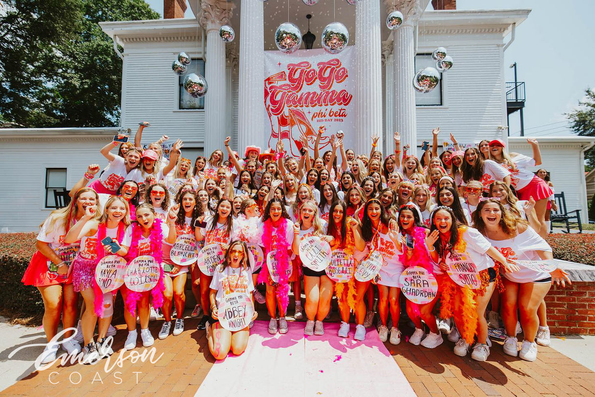 Gamma Phi Beta Go Go Gphi Bid Day Tee