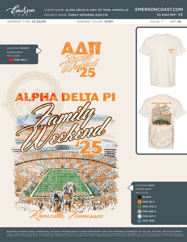EC-6462 REP Alpha Delta Pi University of Tennessee Knoxville Family Weekend 2025-FW