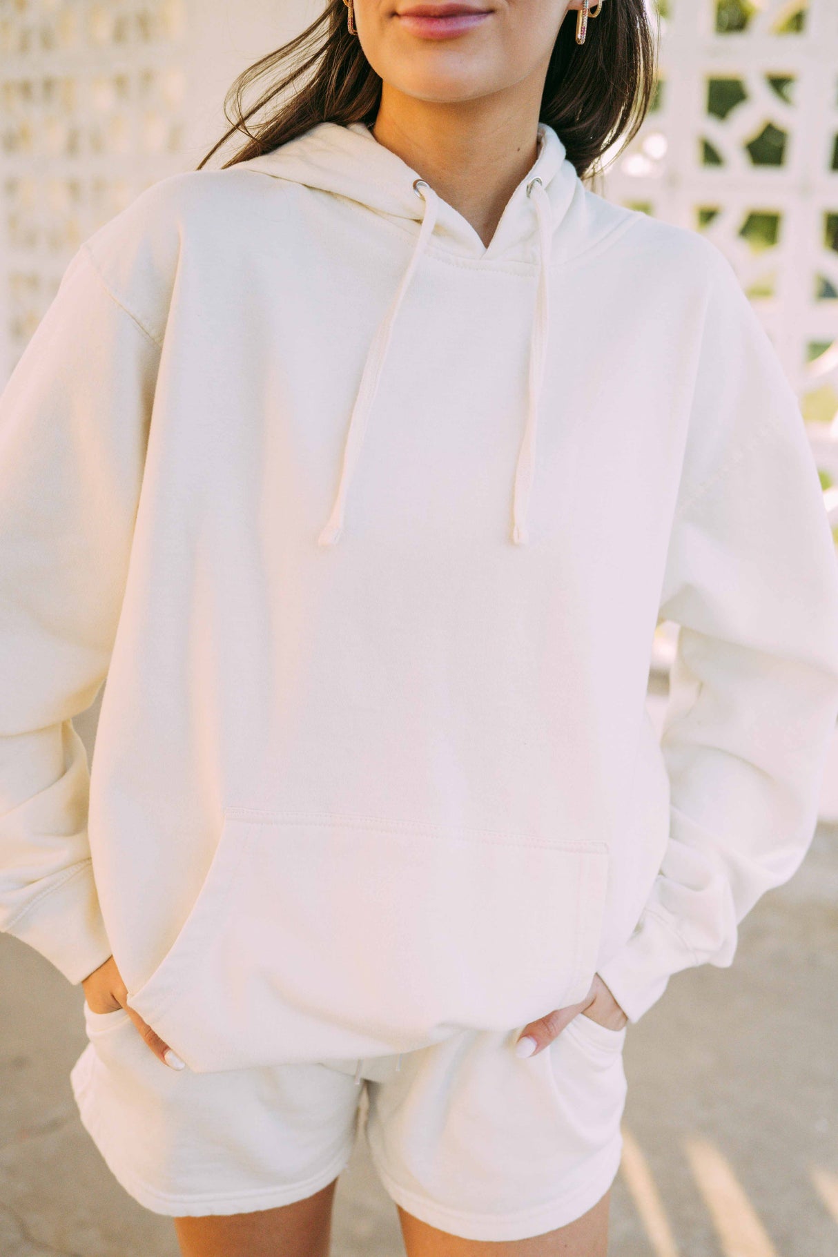 Independent Hoodie and Shorts Set