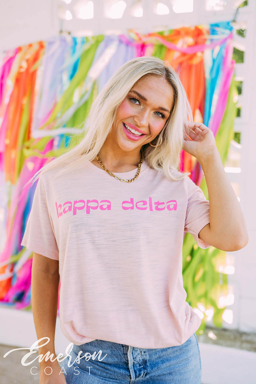 Kappa Delta Pink Tee