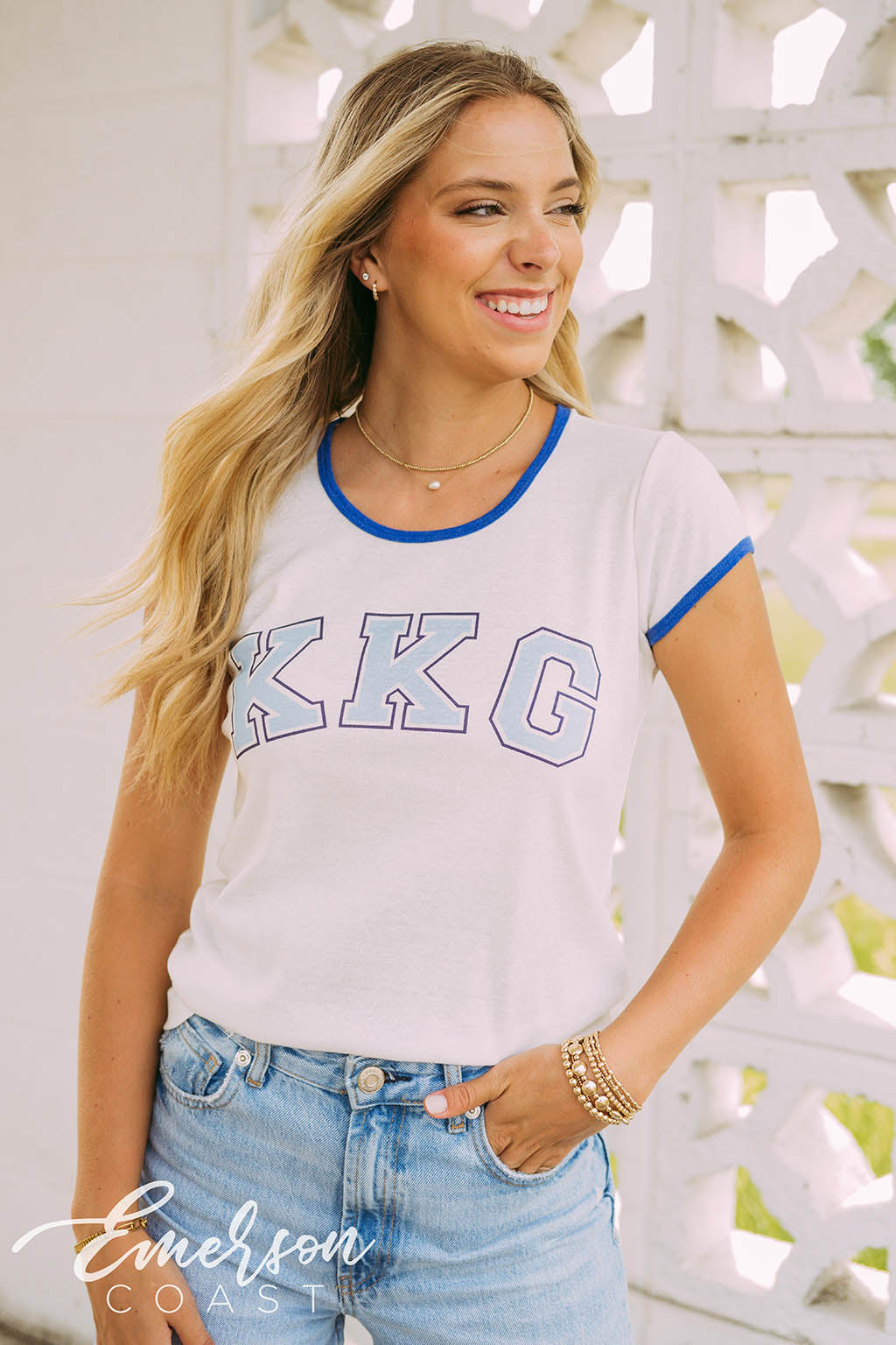 Kappa Kappa Gamma Letters Baby Ringer