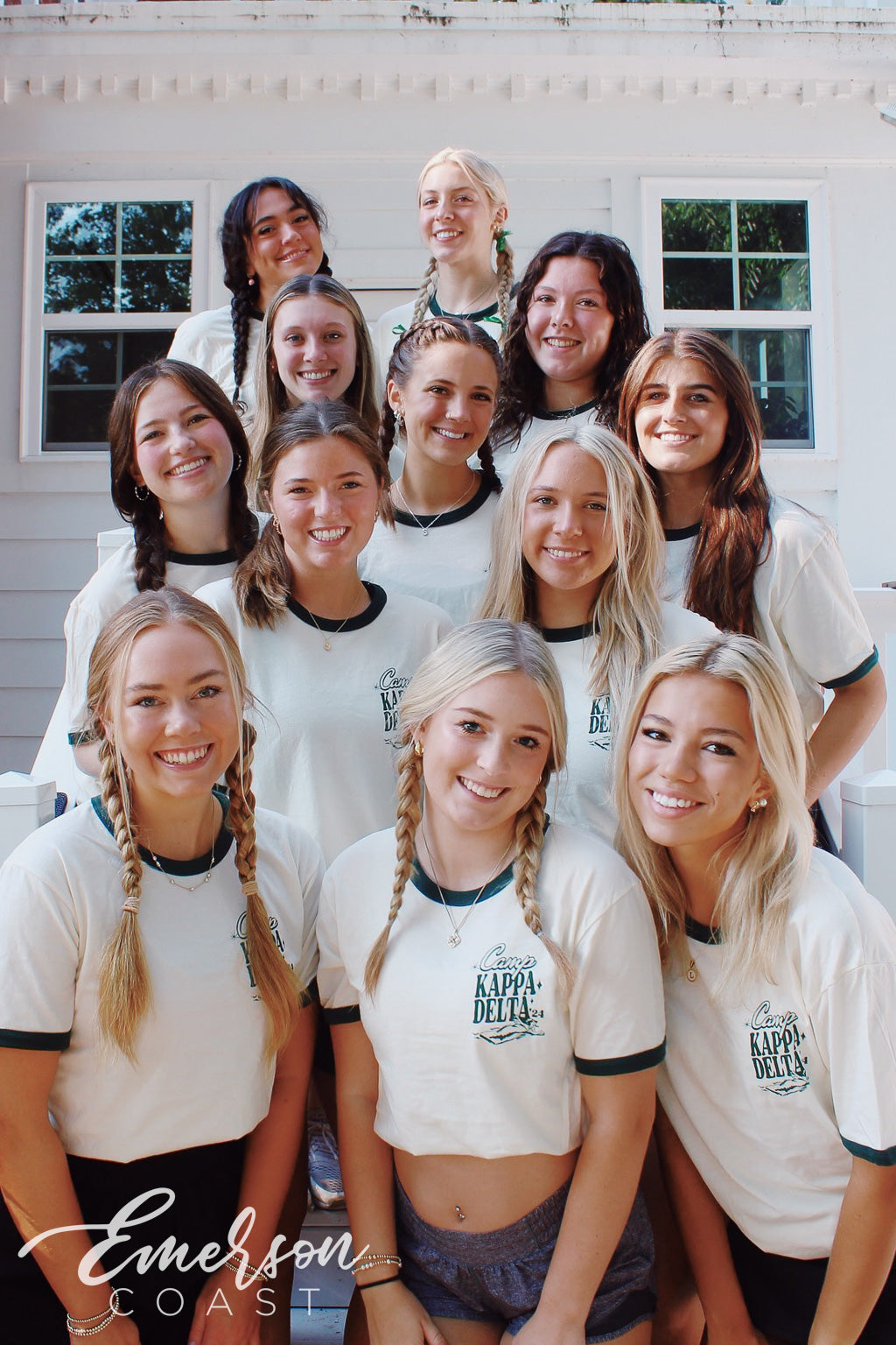 Kappa Delta East Carolina University Camp Kaydee Work Week Ringer Tee