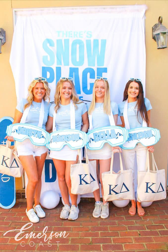 Kappa Delta Theres Snow Place Like KD Bid Day Tee